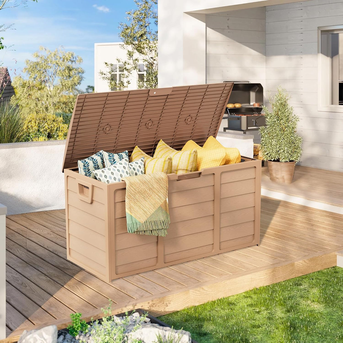 75 gallon outdoor deck box - heavy duty, main product view