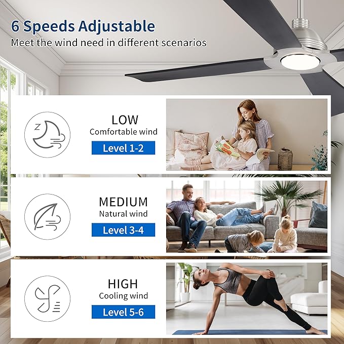 WINGBO 56 Inch DC Ceiling Fan - Image 6