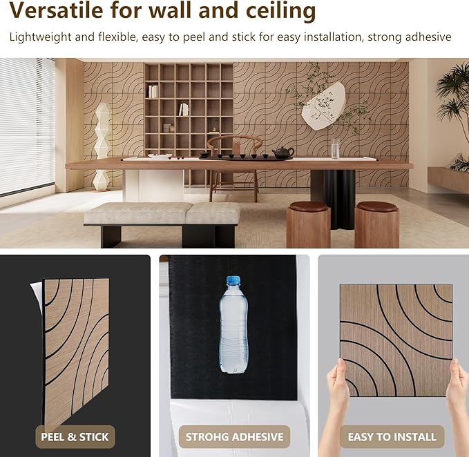 ARMURO 4 Packs Acoustic Wall Panels - Image 5