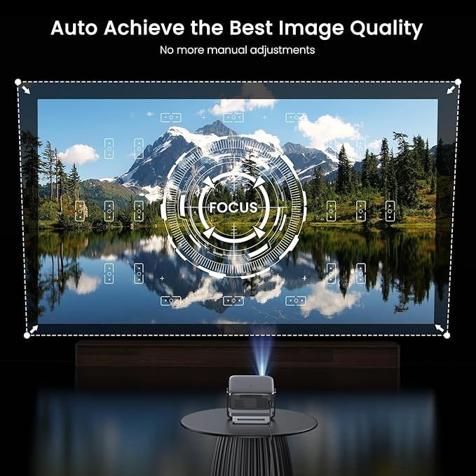 2000 ANSI Official Licensed Google TV Outdoor Projector 4K Full HD, Smart - Image 5