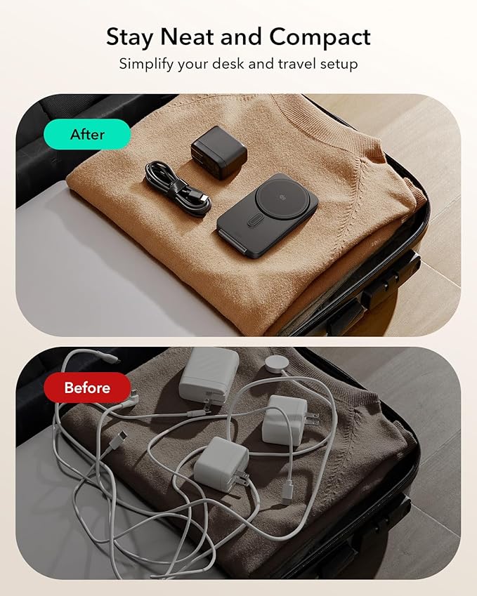 ESR 3 in 1 Charging Station for Apple, Qi2.2 25W MagSafe Charger - Image 7