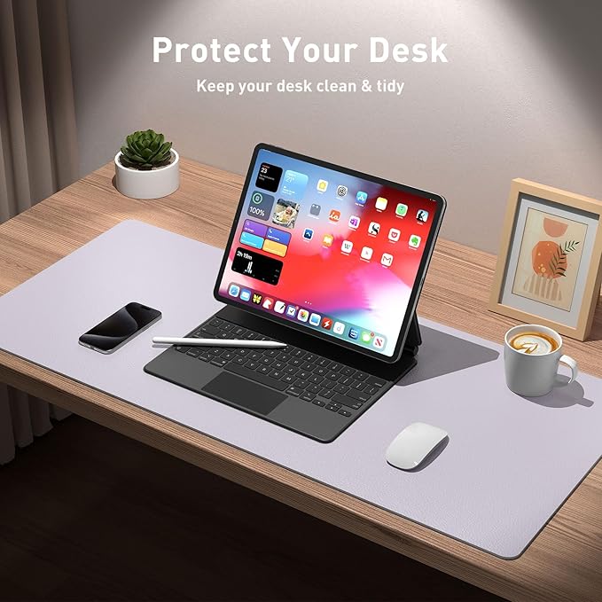 Aothia Large PU Leather Desk Pad Protector - Image 4
