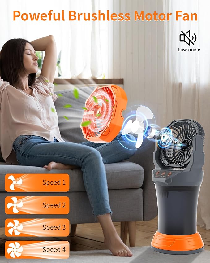 WESTTREE Portable Misting Fan - Image 5