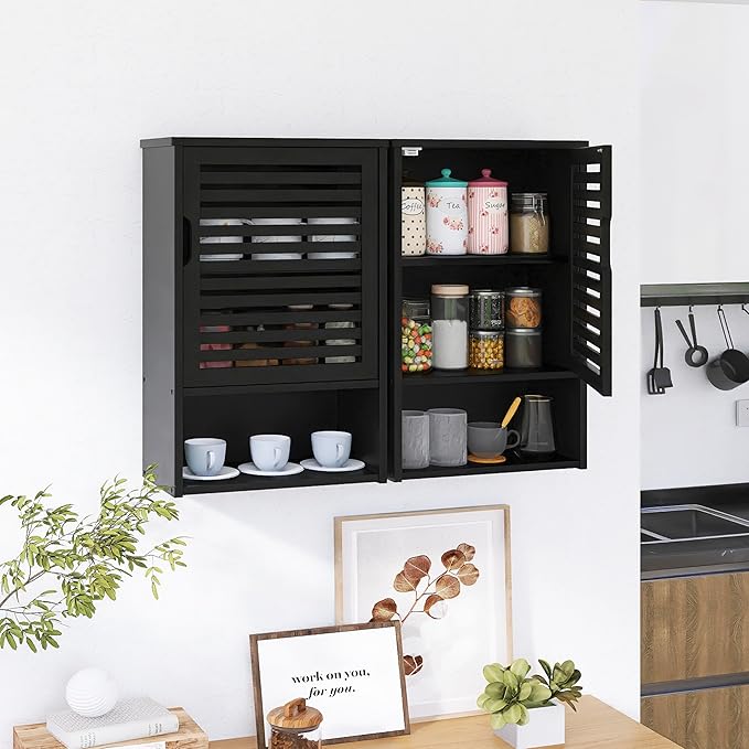 HITNET Bathroom Storage Cabinet Wall Mounted, Hanging Medicine Cabinet - Image 7