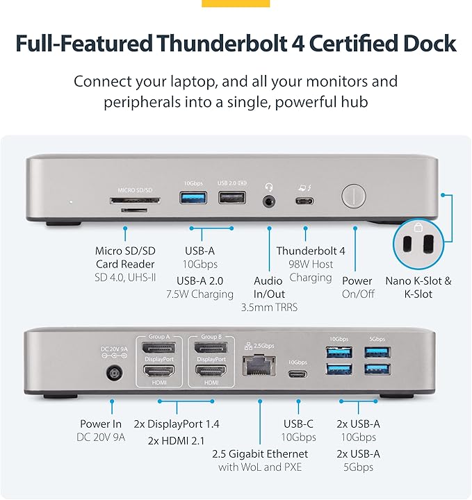 StarTech.com Thunderbolt 4 Dock - Image 2