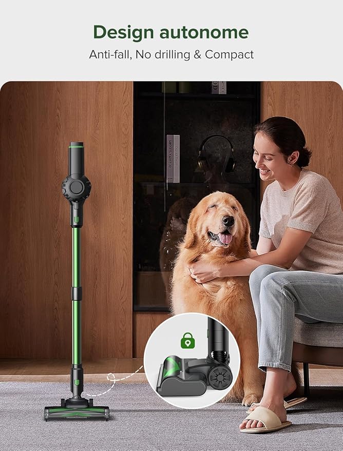 Vexilar Cordless Vacuum Cleaner, 550W/45Kpa/60Mins, Cordless Stick Vacuum - Image 4