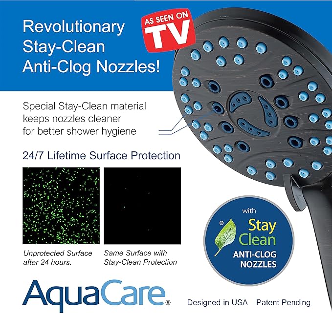 Hotel Spa AquaCare As-Seen-On-TV High Pressure Handheld/Rain 50-mode 3-way - Image 5