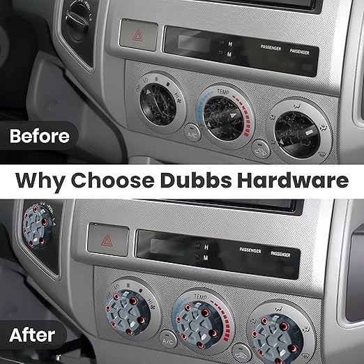 4 Pack - 2nd Gen Tacoma Accessories AC Knob Upgrade - 2005, 2015 Tacoma Climate - Image 6