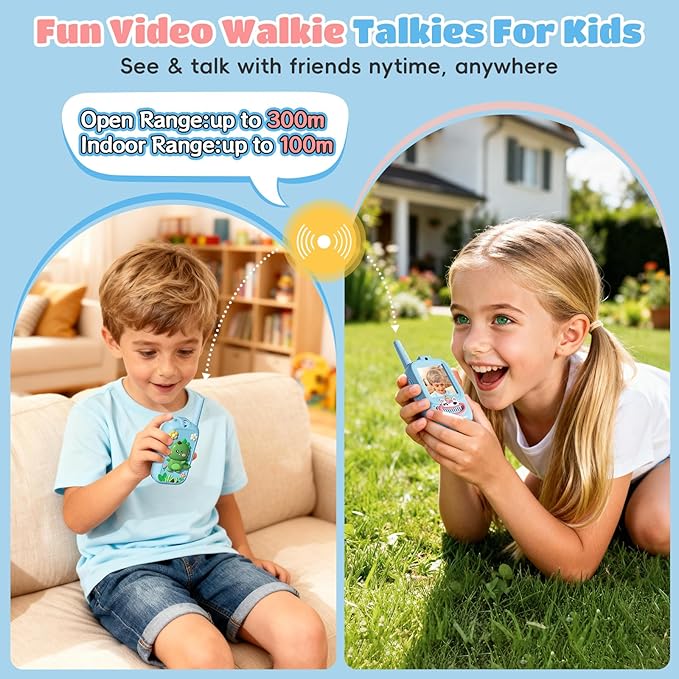 Video Walkie Talkies for Kids – Kids Walkie Talkies 2 Pack - Image 2