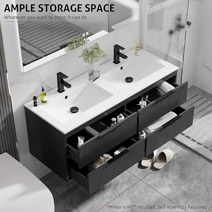 eclife 48" Bathroom Vanities Cabinet - Image 3