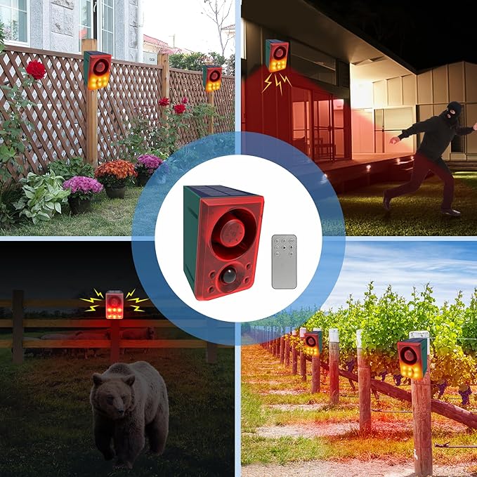 ChunHee Solar Outdoor Motion Sensor Alarm - Image 8
