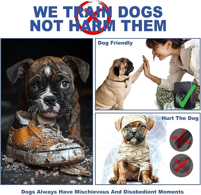 Anti Barking Device for Dogs Long Range 50ft, Ultrasonic Dog Bark Deterrent - Image 3