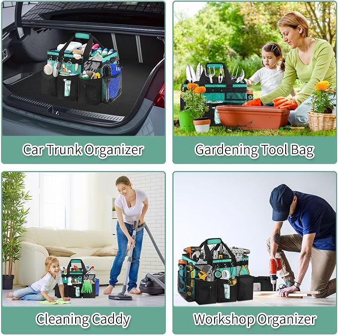 Boczif Cleaning Caddy Bag Wearable, Cleaning Caddy Supplies Organizer - Image 7