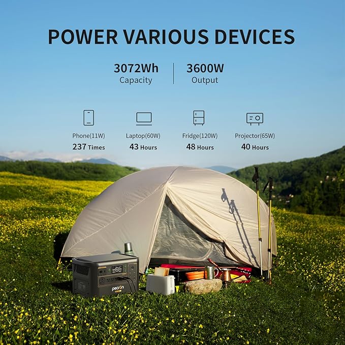 pecron F3000LFP Solar Generator - Image 2