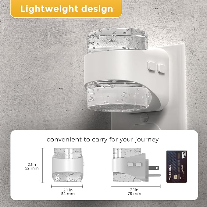 L LOHAS LED Night Light, 3CCT Bubble Night Lights Plug into Wall, - Image 5