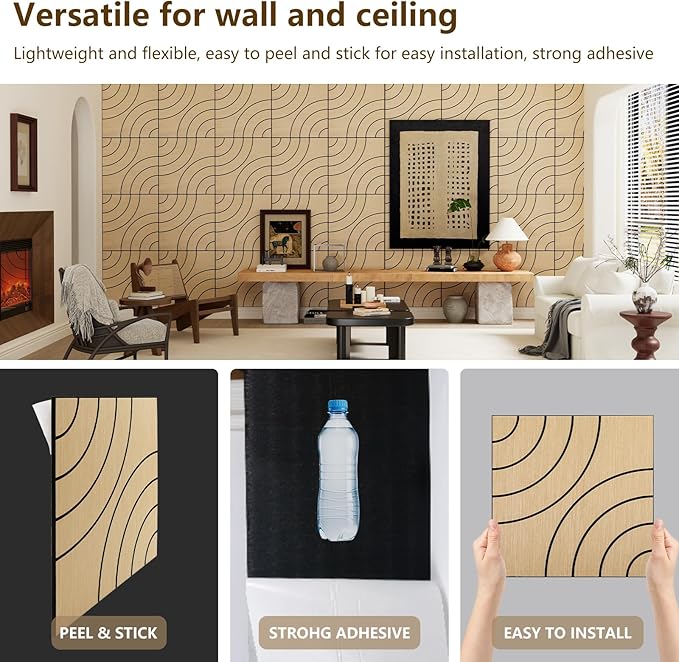 ARMURO 4 Packs Acoustic Wall Panels - Image 5