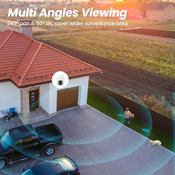 Cinnado 2K Cameras for Home Security-2.4G WiFi Outdoor Camera Wireless - Image 9