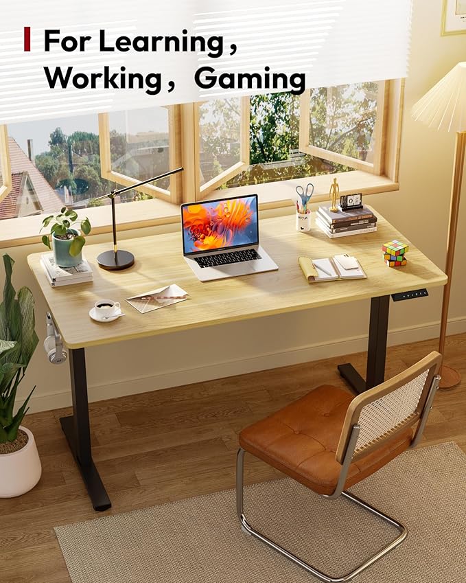 SANODESK Electric Standing Desk 55 x 28 Inches Whole-Piece Desktop Height - Image 3