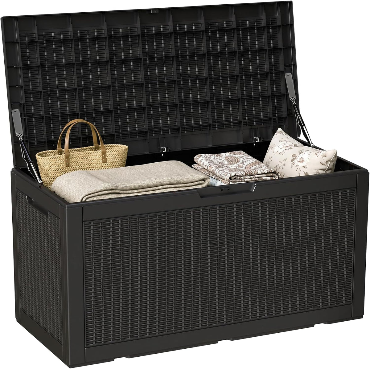 100 gallon outdoor storage box waterproof lockable deck, main product view