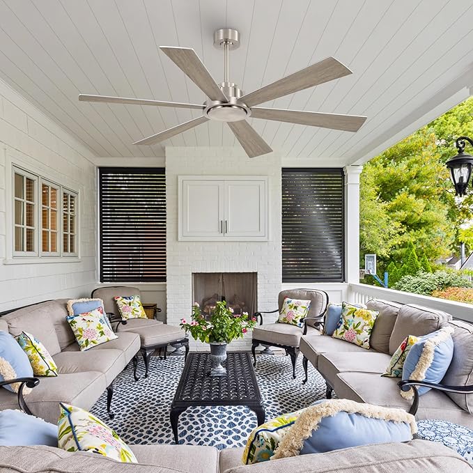 WINGBO 60 Inch Ceiling Fan without Light - Image 9
