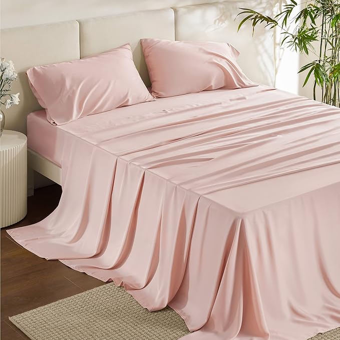 Bedsure California King Sheet Sets, Cooling Sheets by BEDSURE