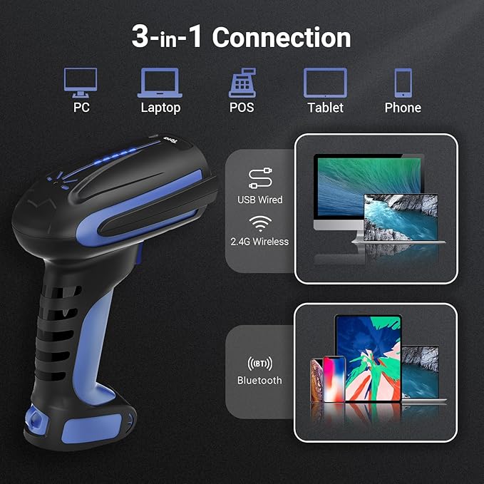 Tera Barcode Scanner Wireless 2D QR - Image 4