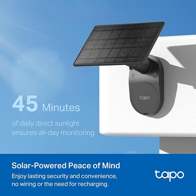 Tapo SolarCam 1080p Outdoor Wireless Security Camera - Image 3