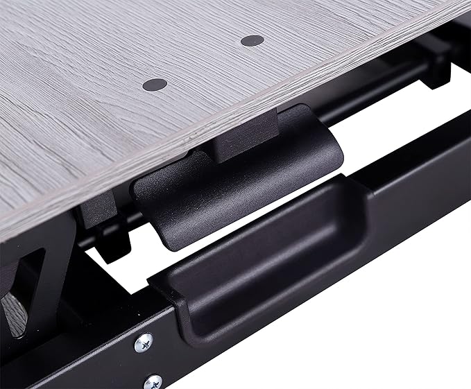 Rocelco Standing Desk Converter 31.5 Inch Sit Stand Up Dual Monitor Tabletop - Image 5