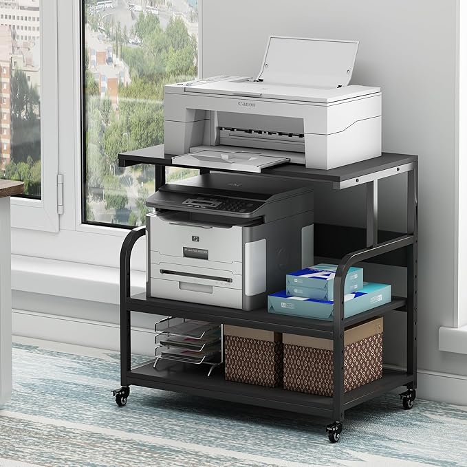 Fannova 32.3" x 18.9" Extra Large Printer Stand Table by Fannova