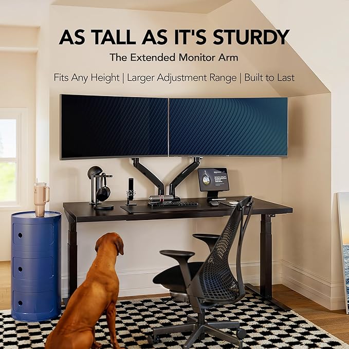 HUANUO NITROGLIDE™ Dual Monitor Stand - Image 8