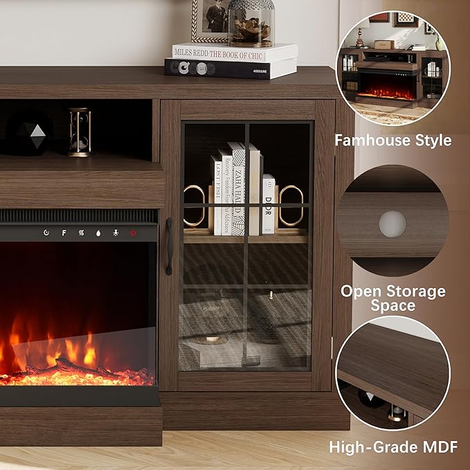 CharaVector 63 inch Fireplace TV Stand - Image 6
