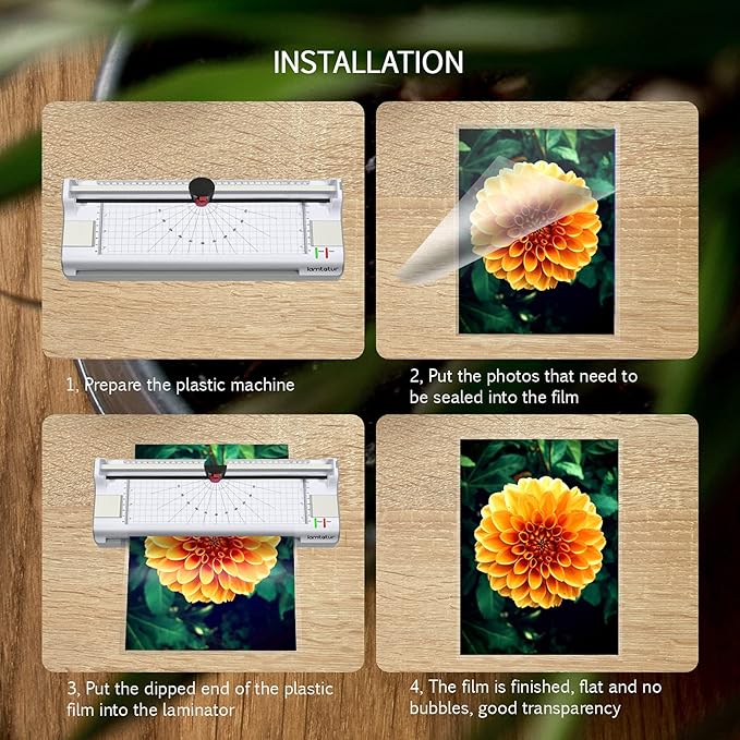 Lamtetur Thermal Laminating Pouches 9"x11.5" Inches, Holds 8.5 x 11 Inch Sheets - Image 9