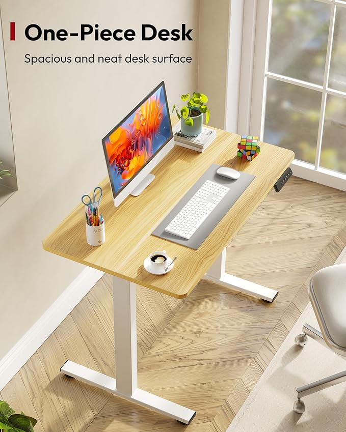 SANODESK Electric Standing Desk 40 x 24 Inches Whole-Piece Desktop Height - Image 6