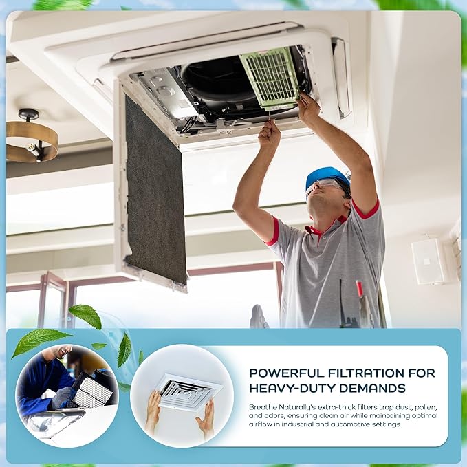 Breathe Naturally Universal Cut To Fit Carbon Activated Air Filter - Image 6