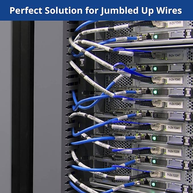 ZhiYo 2 x 2in Professional Server Rack Cable Management Raceway, 99in Cable - Image 4