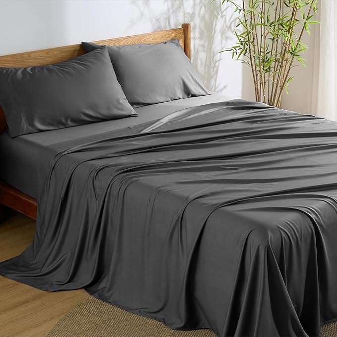 Bedsure King Size Sheets Set, Cooling Sheets by BEDSURE