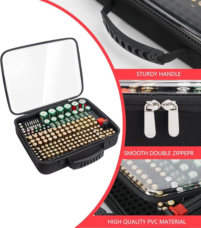 Glamgen Battery Organizer Storage Case - Image 4