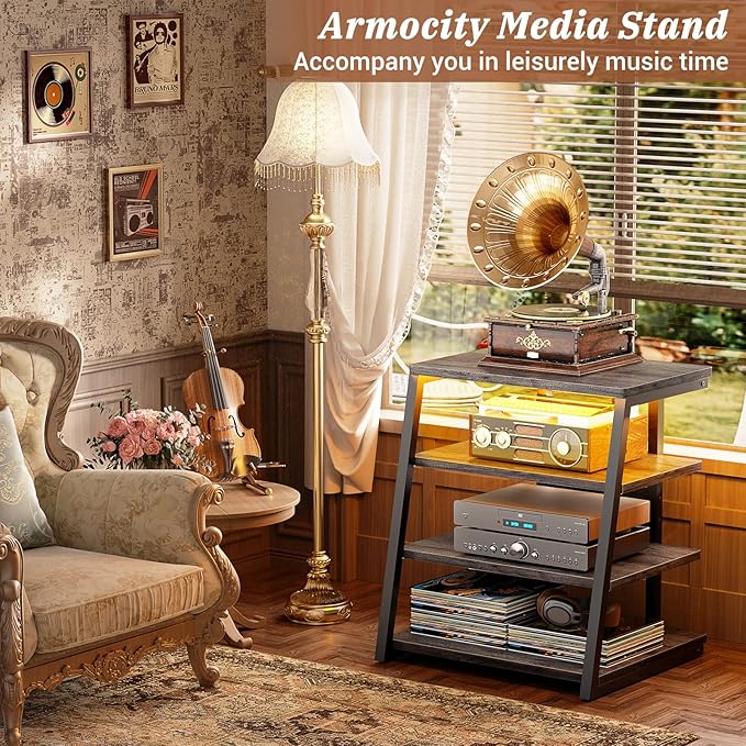 Armocity 4-Tier AV Media Stand - Image 4