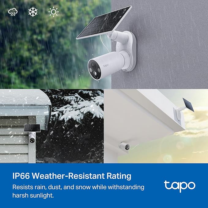Tapo MagCam 2K Solar, Outdoor Battery Camera+Magnetic Base+Solar Panel - Image 10