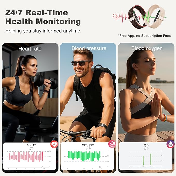 SEEKZERO Sleep Tracker, Activity & Fitness Trackers | Health Smart Bracelet - Image 2