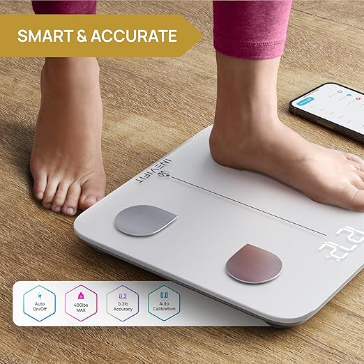 INEVIFIT Smart Body Fat Scale, Highly Accurate Bluetooth Digital Bathroom Body - Image 5