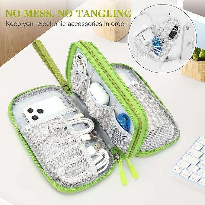 FYY Electronic Organizer, Travel Cable Organizer Bag Pouch Electronic - Image 5