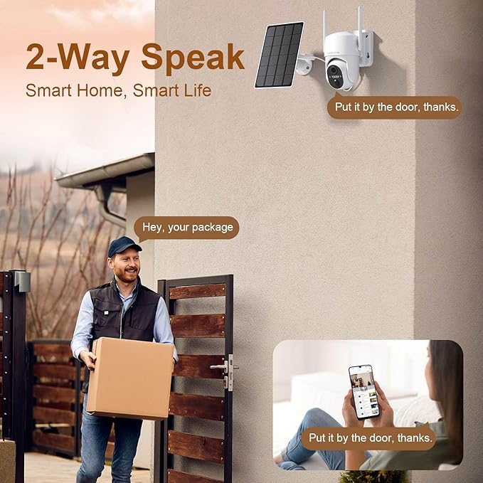 HOSAFE.COM Home Security Cameras Wireless Outdoor, Outdoor Camera Wireless WiFi - Image 6