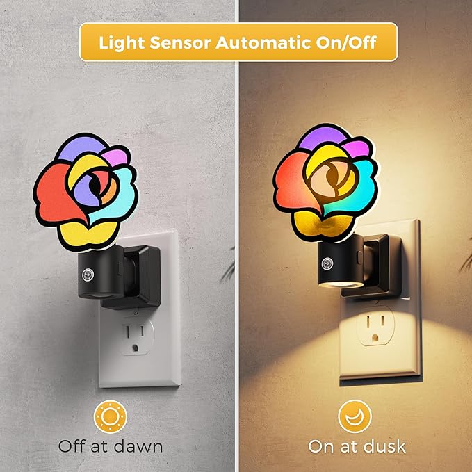 L LOHAS LED Night Lights Plug into Wall, Night Light - Image 2