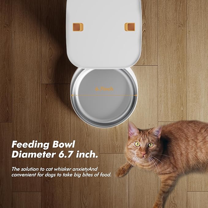 Automatic Dog Feeder - 8L/34 Cups Large Capacity Automatic Cat Food Dispenser - Image 6