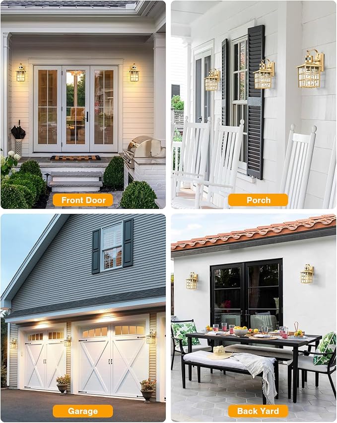 VIANIS Porch Lights Outdoor, Modern Outside Motion Sensor Lights - Image 9
