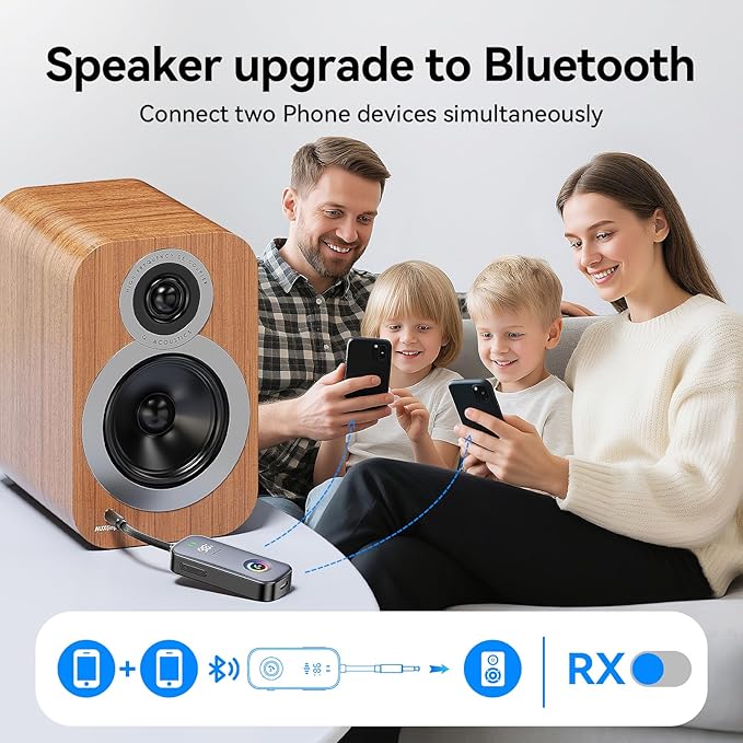 2025 Pro Bluetooth Receiver Transmitter, 2-in-1 Wireless Audio Adapter - Image 5