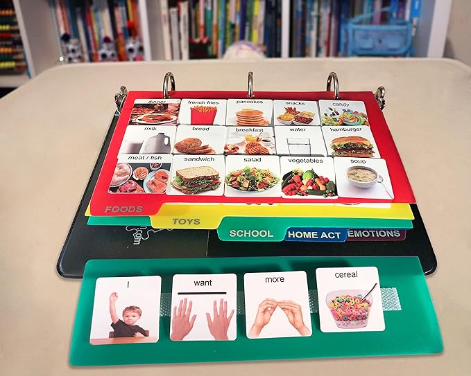Visual Communication Book, 162 ASD Photo Picture Cards: Autism Language by Smile4Autism