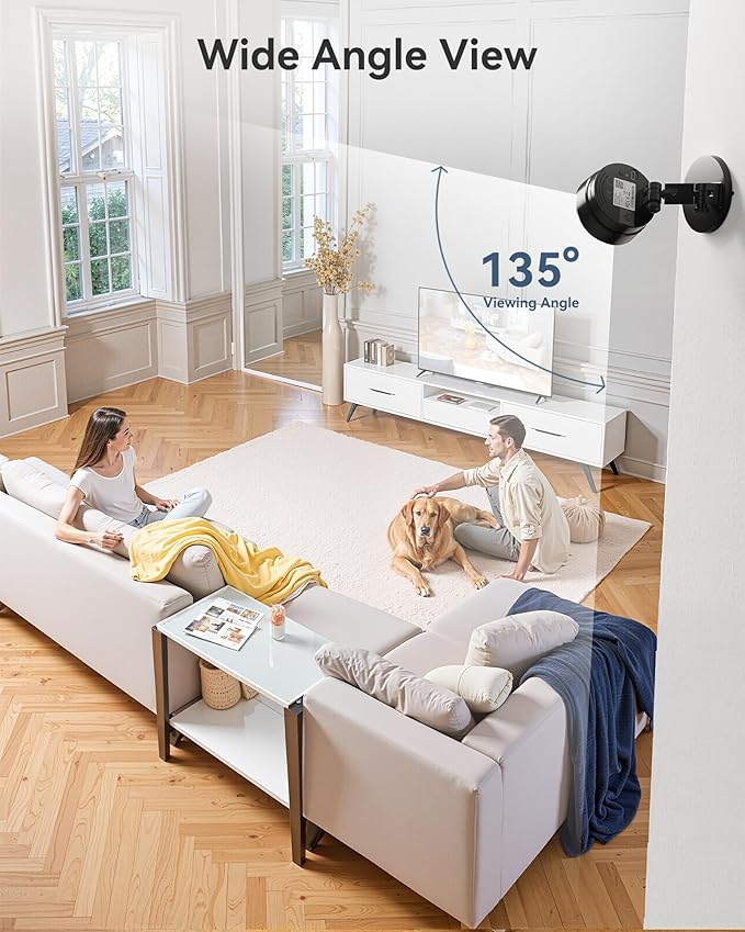 FOSCAM 3K 5MP Security Camera Indoor, 2.4g & 5g WiFi Magnetic Mini - Image 9