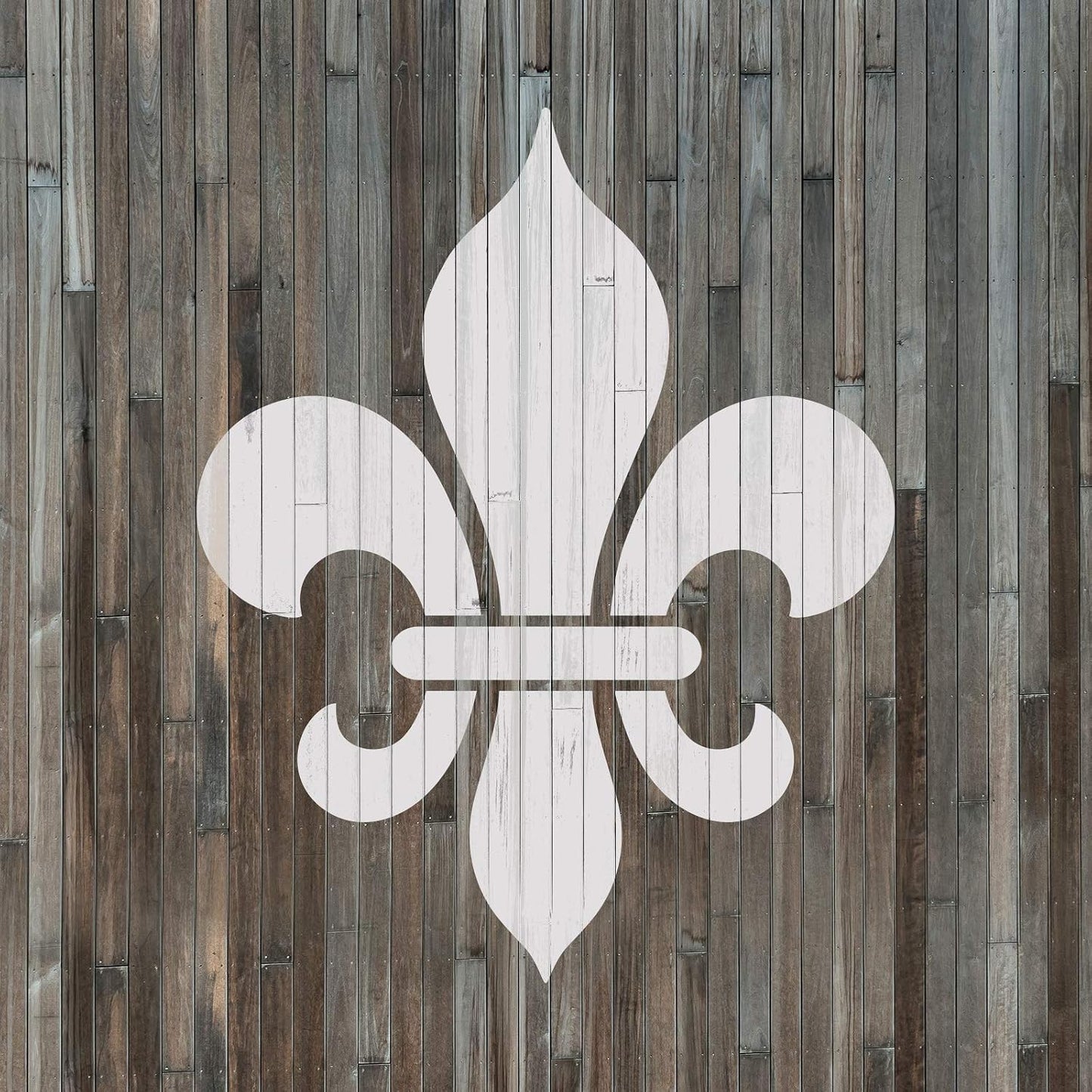 Fleur De Lis Stencil - New Orleans Design, Louisiana Stencil
